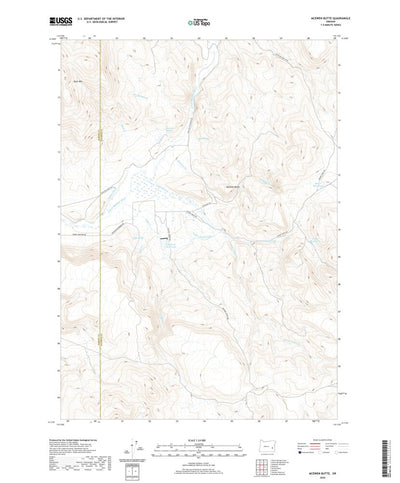 McEwen Butte, OR (2020, 24000-Scale) Preview 1