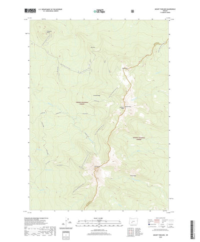Mount Thielsen, OR (2020, 24000-Scale) Preview 1