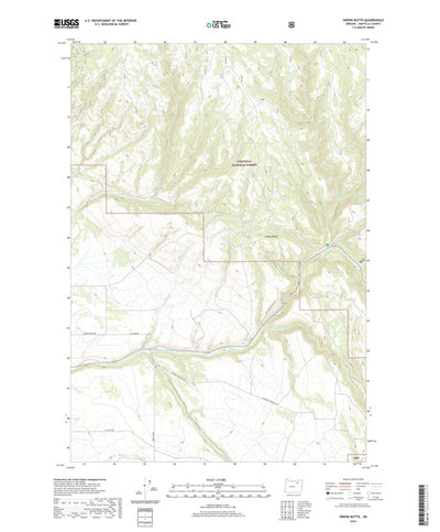 Owens Butte, OR (2020, 24000-Scale) Preview 1