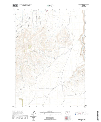 Powell Buttes, OR (2020, 24000-Scale) Preview 1