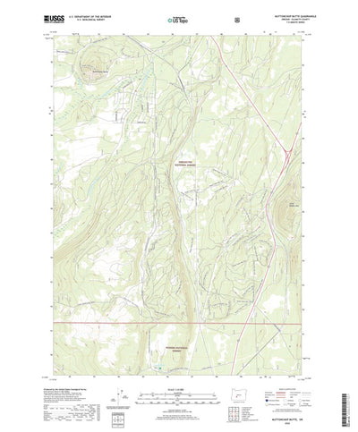 Muttonchop Butte, OR (2020, 24000-Scale) Preview 1