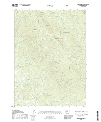 Surveyor Mountain, OR (2020, 24000-Scale) Preview 1
