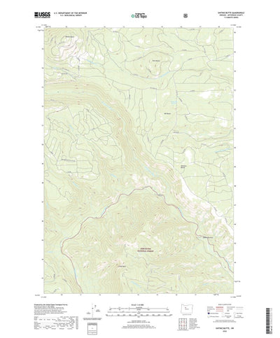 Shitike Butte, OR (2020, 24000-Scale) Preview 1