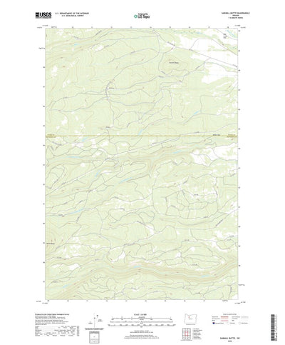 Sawmill Butte, OR (2020, 24000-Scale) Preview 1