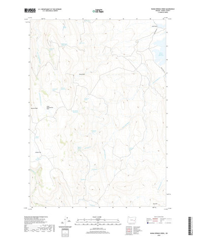 Warm Springs Creek, OR (2020, 24000-Scale) Preview 1