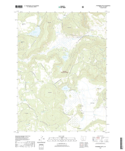Strawberry Butte, OR (2020, 24000-Scale) Preview 1
