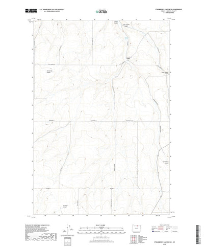 Strawberry Canyon SW, OR (2020, 24000-Scale) Preview 1