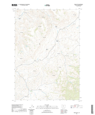 Toney Butte, OR (2020, 24000-Scale) Preview 1