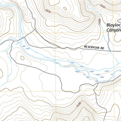 Warm Springs Reservoir, OR (2020, 24000-Scale) Preview 2