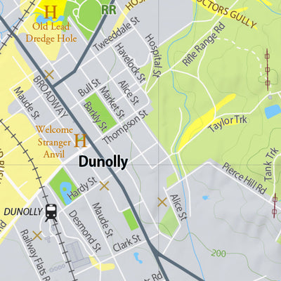 Dunolly - Gold Prospecting Map