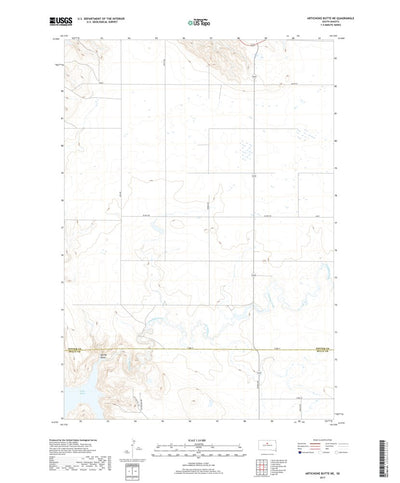 Artichoke Butte NE, SD (2017, 24000-Scale) Preview 1