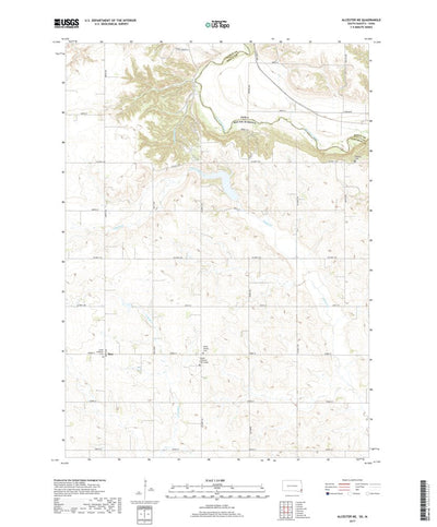 Alcester NE, SD (2017, 24000-Scale) Preview 1