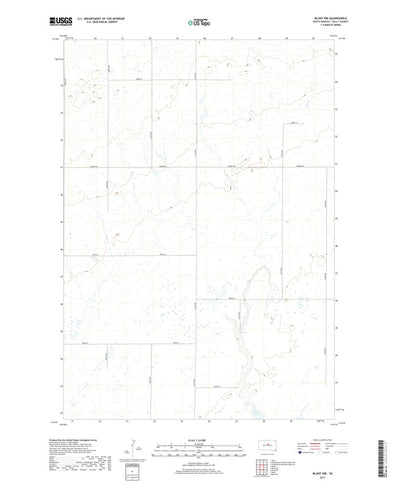 Blunt NW, SD (2017, 24000-Scale) Preview 1