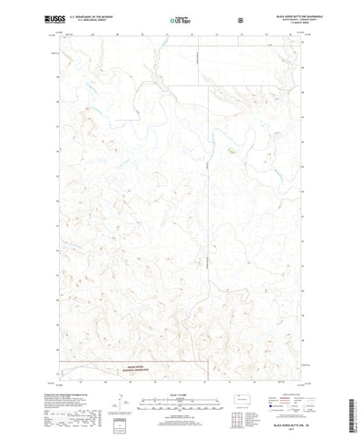 Black Horse Butte NW, SD (2017, 24000-Scale) Preview 1
