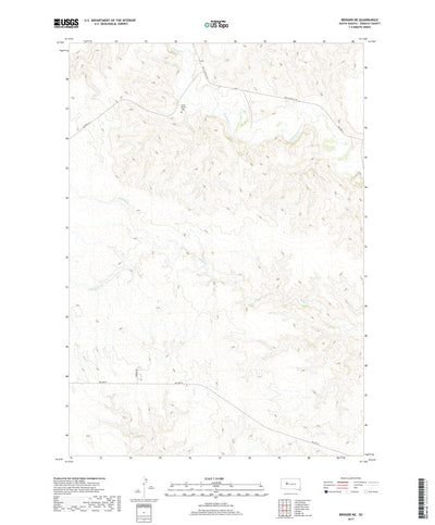Bridger NE, SD (2017, 24000-Scale) Preview 1
