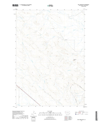 Bull Creek Butte, SD (2017, 24000-Scale) Preview 1