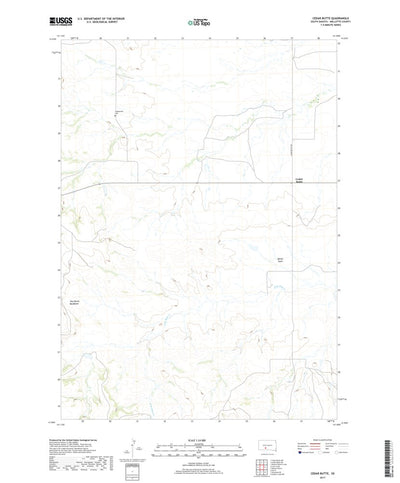 Cedar Butte, SD (2017, 24000-Scale) Preview 1
