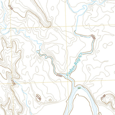 Cottonwood Creek NW, SD (2017, 24000-Scale) Preview 3