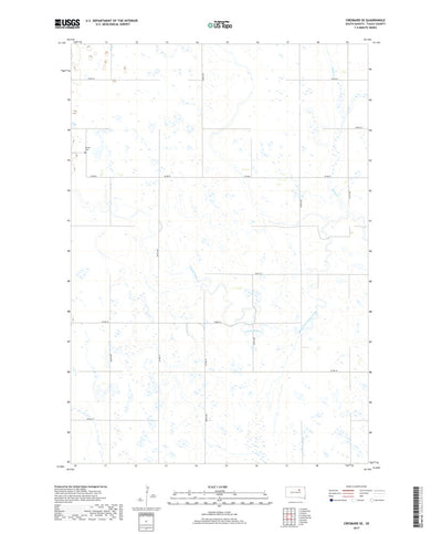 Cresbard SE, SD (2017, 24000-Scale) Preview 1