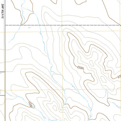 Dog Ear Buttes, SD (2017, 24000-Scale) Preview 2