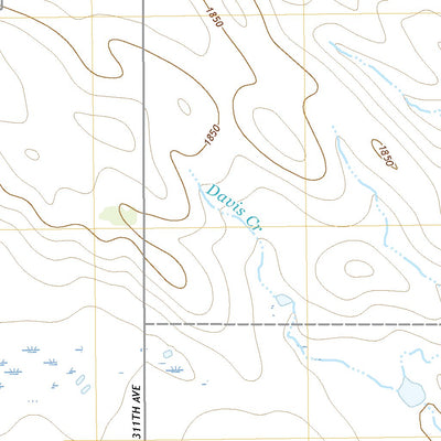 Kennebec SW, SD (2017, 24000-Scale) Preview 2
