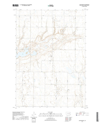 Lake Byron SE, SD (2017, 24000-Scale) Preview 1