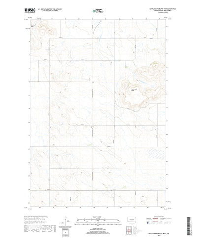 Rattlesnake Butte West, SD (2017, 24000-Scale) Preview 1