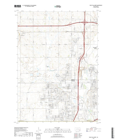 Sioux Falls West, SD (2017, 24000-Scale) Preview 1