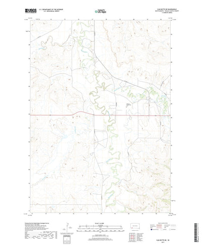 Slim Butte NE, SD (2017, 24000-Scale) Preview 1