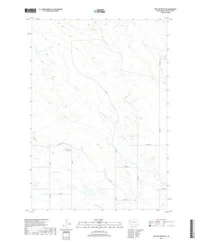 Two Top Butte SE, SD (2017, 24000-Scale) Preview 1