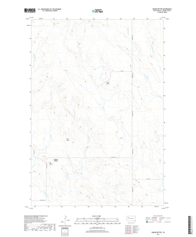 Squaw Buttes, SD (2017, 24000-Scale) Preview 1