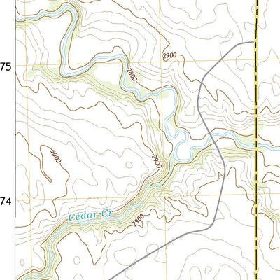 Spring Creek SW, SD (2017, 24000-Scale) Preview 3