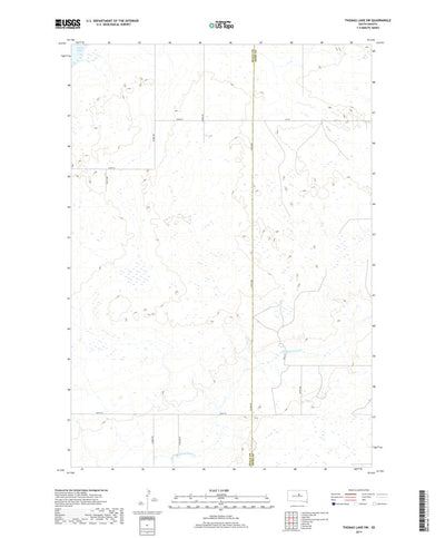 Thomas Lake SW, SD (2017, 24000-Scale) Preview 1