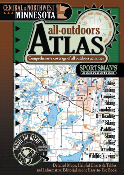 Central-Northwest MN All-Outdoors Atlas & Field Guide pg. 000 Cover