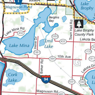 Central-Northwest MN All-Outdoors Atlas & Field Guide pg. 000 Cover
