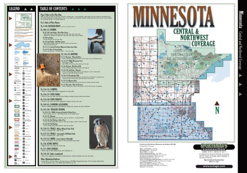 Central-Northwest MN All-Outdoors Atlas & Field Guide pg. 000-001