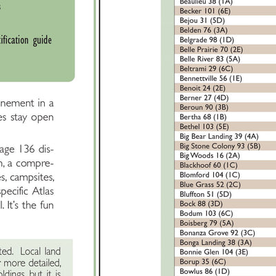 Central-Northwest MN All-Outdoors Atlas & Field Guide pg. 002-003
