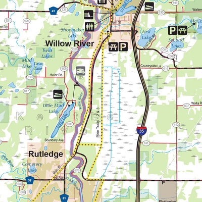 Central-Northwest MN All-Outdoors Atlas & Field Guide pg. 074-075