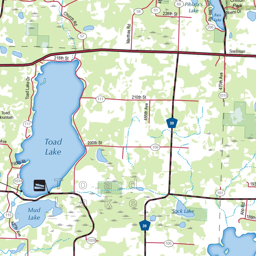 Central-Northwest MN All-Outdoors Atlas & Field Guide pg. 044-045 Map ...