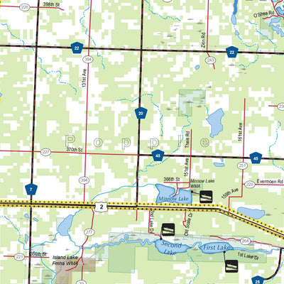 Central-Northwest MN All-Outdoors Atlas & Field Guide pg. 032-033