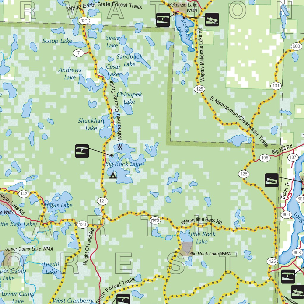Central-Northwest MN All-Outdoors Atlas & Field Guide pg. 038-039 Map ...