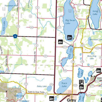 Central-Northwest MN All-Outdoors Atlas & Field Guide pg. 084-085