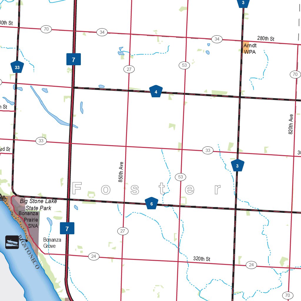 Central-Northwest MN All-Outdoors Atlas & Field Guide pg. 092-093 Map ...