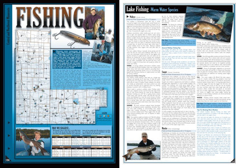 Central-Northwest MN All-Outdoors Atlas & Field Guide pg. 106-107