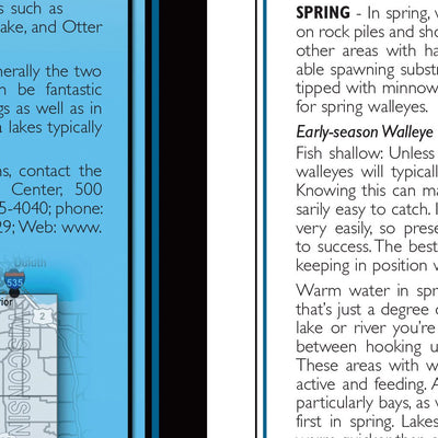 Central-Northwest MN All-Outdoors Atlas & Field Guide pg. 106-107