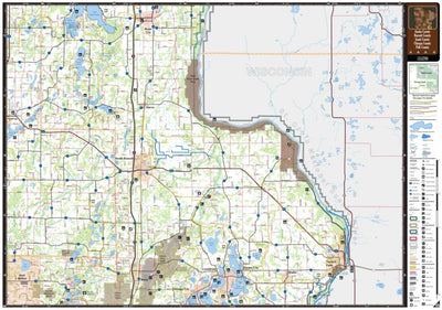 Central-Northwest MN All-Outdoors Atlas & Field Guide pg. 104-105