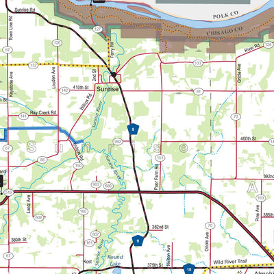 Central-Northwest MN All-Outdoors Atlas & Field Guide pg. 104-105