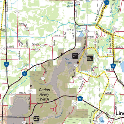 Central-Northwest MN All-Outdoors Atlas & Field Guide pg. 104-105