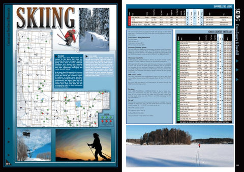 Central-Northwest MN All-Outdoors Atlas & Field Guide pg. 154-155