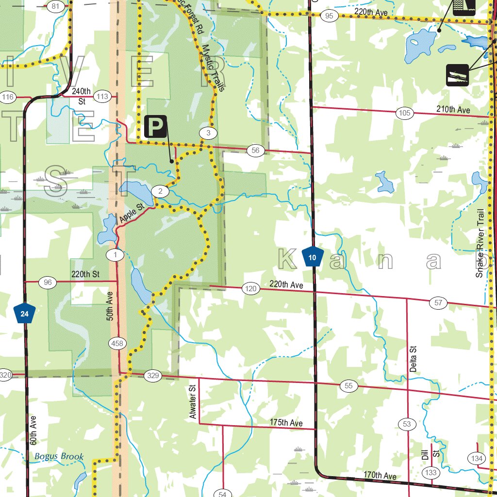 Central-Northwest MN All-Outdoors Atlas & Field Guide pg. 088-089 Map ...